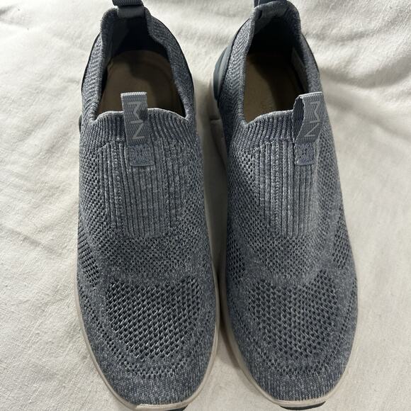 Mark Nason Shoes Womens A-Line-Mila Sneakers 133212 Blue Knit Slip On Size 6.5 - Picture 1 of 7